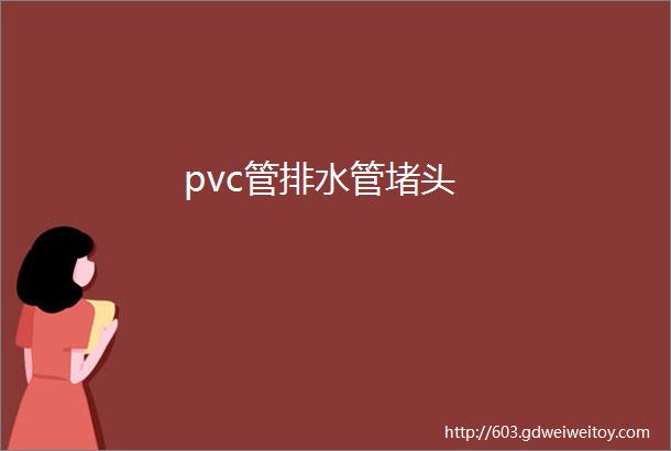 pvc管排水管堵头